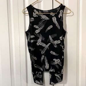Summer Split Back Tank Top - Express - S